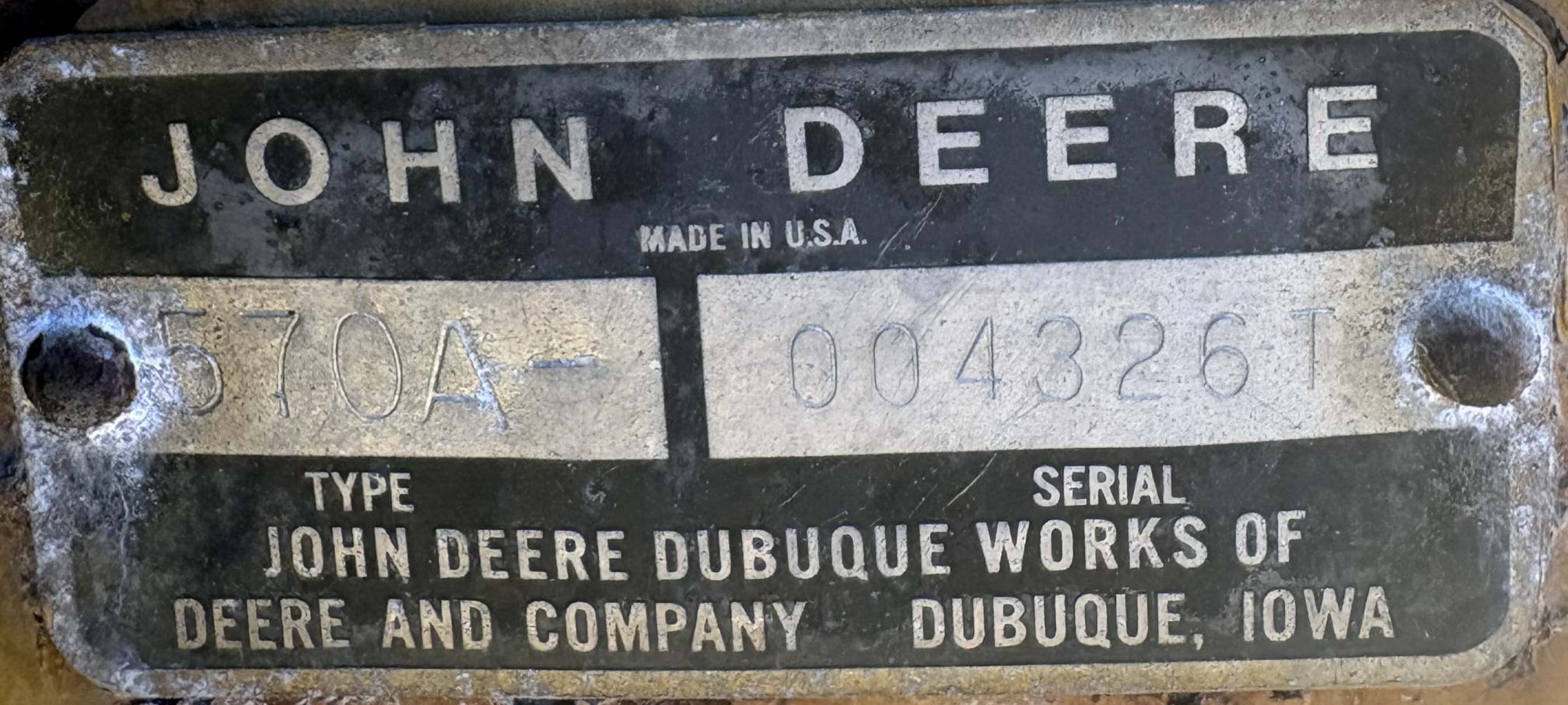 1976 DEERE 570A - Image 10